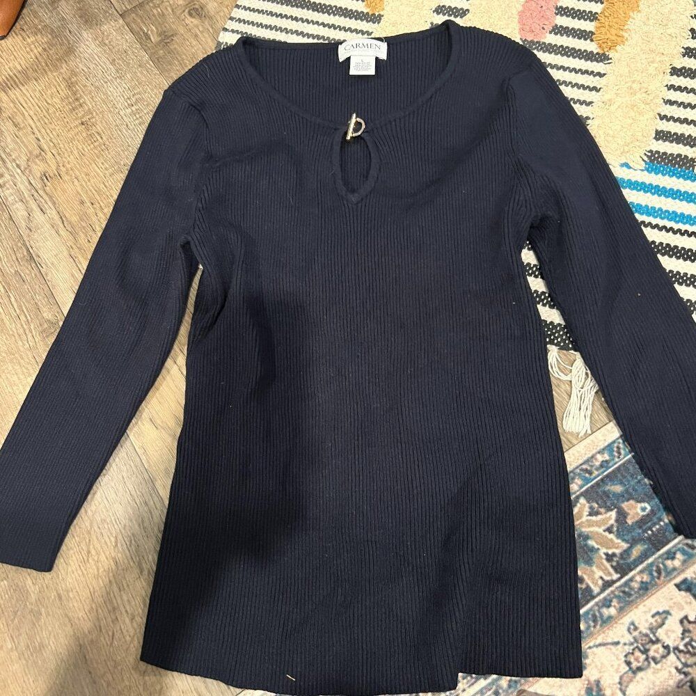 Carmen Marc Valvo large blouse